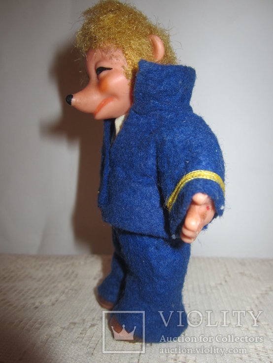 Кукла ёжик ёж моряк 12см ГДР, фото №4