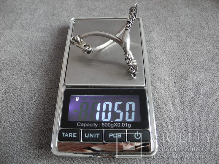 Серебряный браслет ( серебро 925 пр, вес 10,5 гр), фото №9