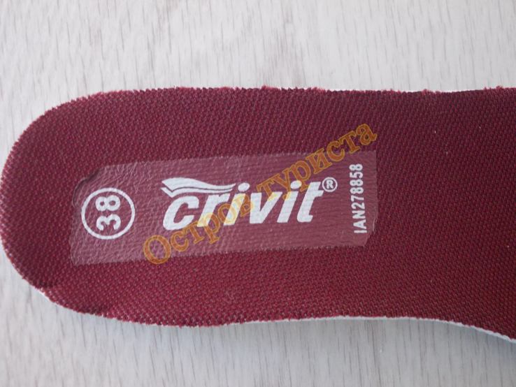 Кроссовки Crivit 278858 размер 38 стелька 25см бардовые, фото №6