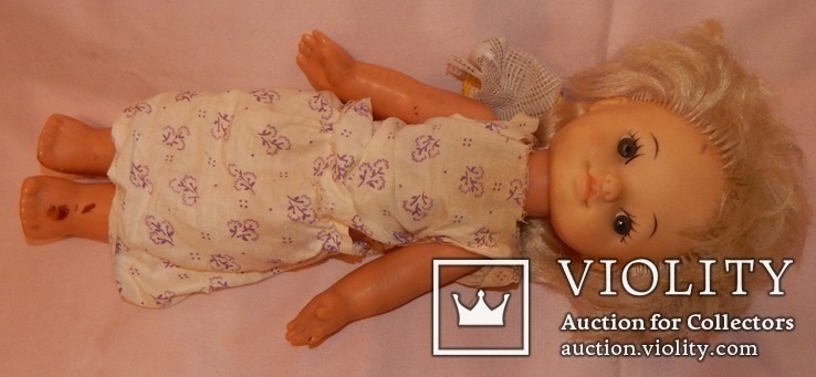 Кукла времен СССР пластмасса резинки, печать-клеймо, фото №10