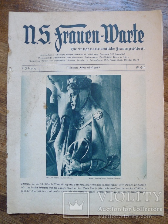 NS-Frauen-Warte # 10. Журнал III Рейха.
