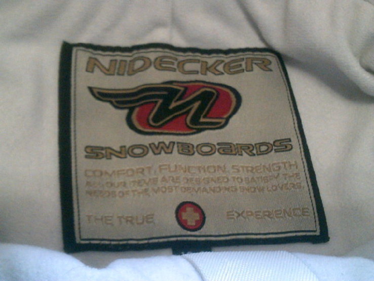 Nidecker (Швейцария) - сноуборд штаны, numer zdjęcia 4