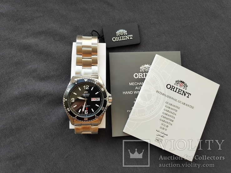 Часы наручные Orient Mako II Black, фото №5