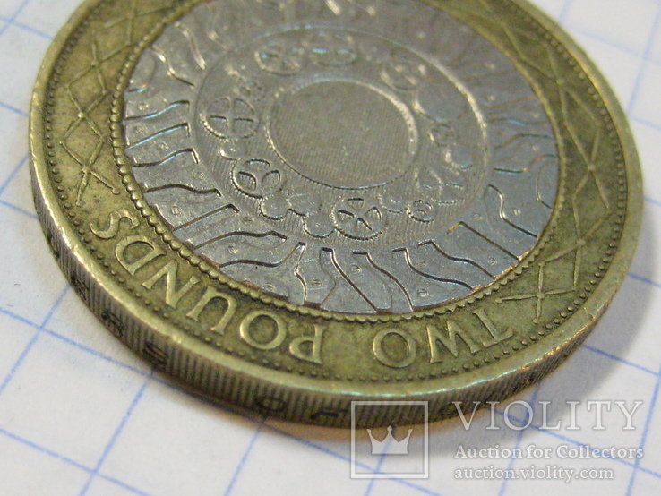 Великобритания 2 фунта, 2006 г., фото №9