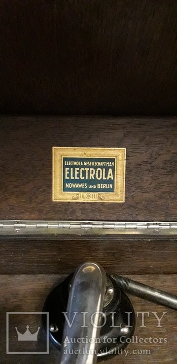  Антикварный настольный патефон "Electrola",1920-1930 гг., фото №3