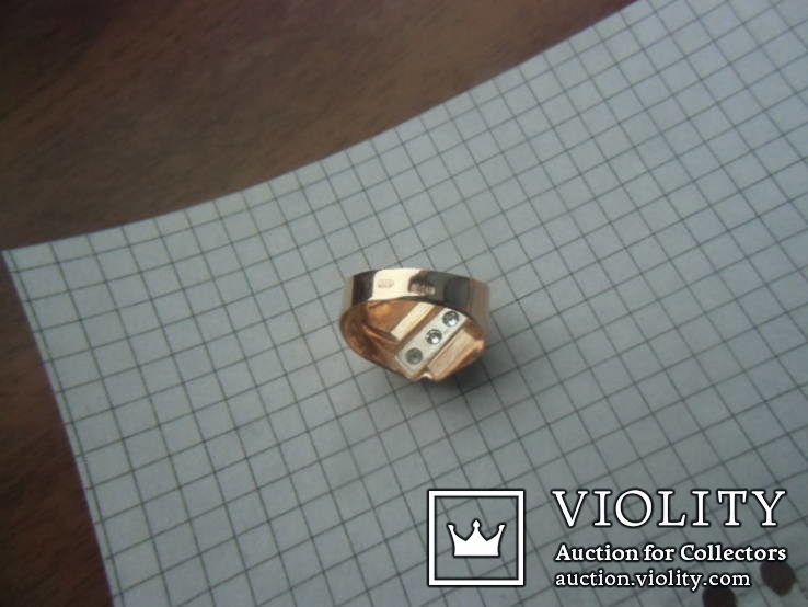 Печатка мужская кольцо периода СССР, золото, 583 проба розмер20, фото №7