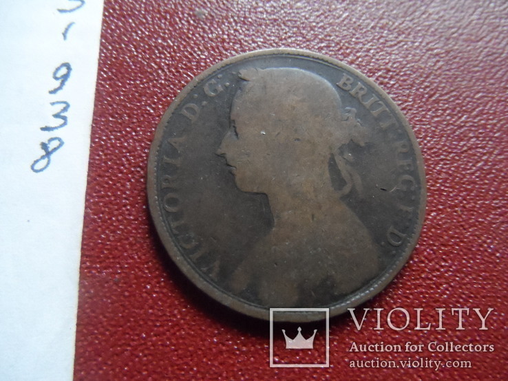 1  пенни 1892  Великобритания   (9.3.8)~, фото №2