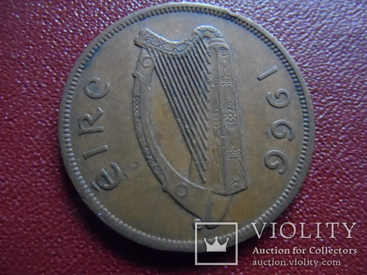 1  пенни 1966  Ирландия   (9.3.6)~, фото №4