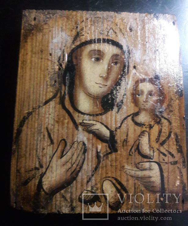Икона "Богородица" 130*108 мм., фото №2