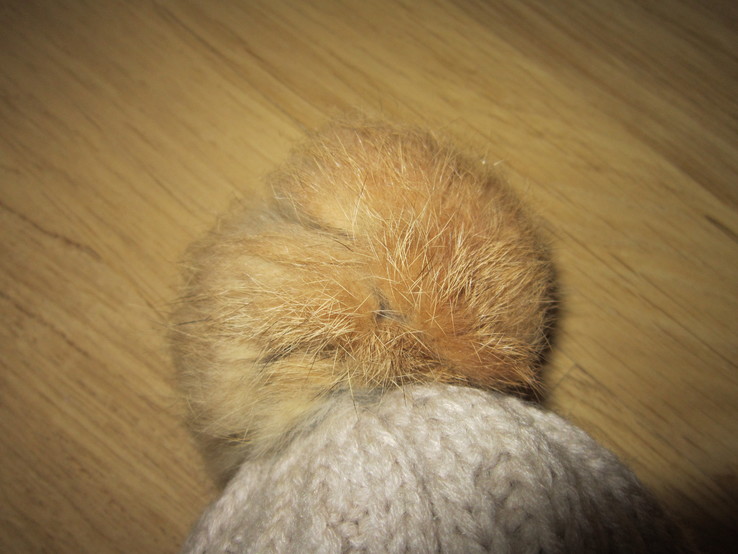 OCHNIK шапка + шарф мех кролика (кулька), фото №8