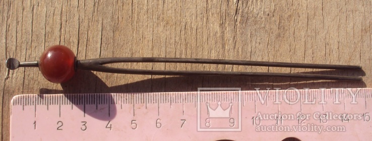 Шпилька с сердоликом, XIX век., фото №3