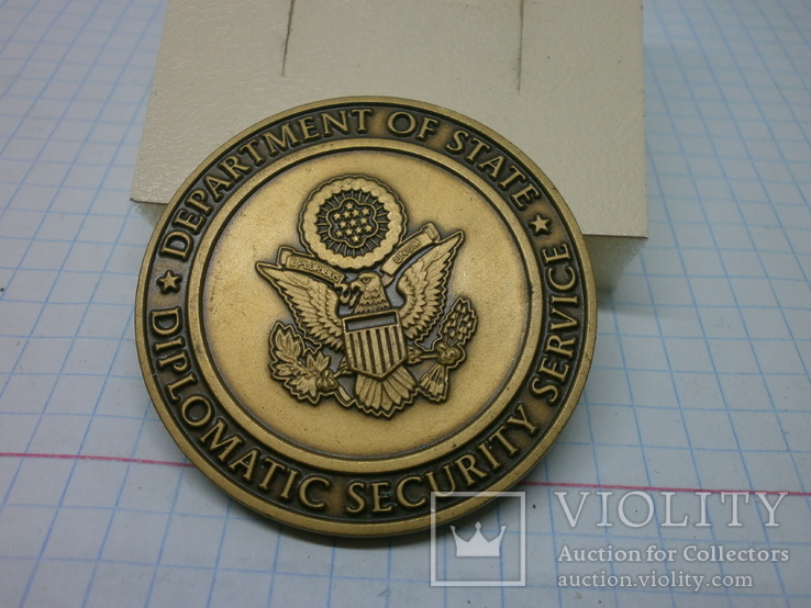 Медаль США Гос Секретарь, безопасность, Самолет. Secretary of State, protective detail, фото №2