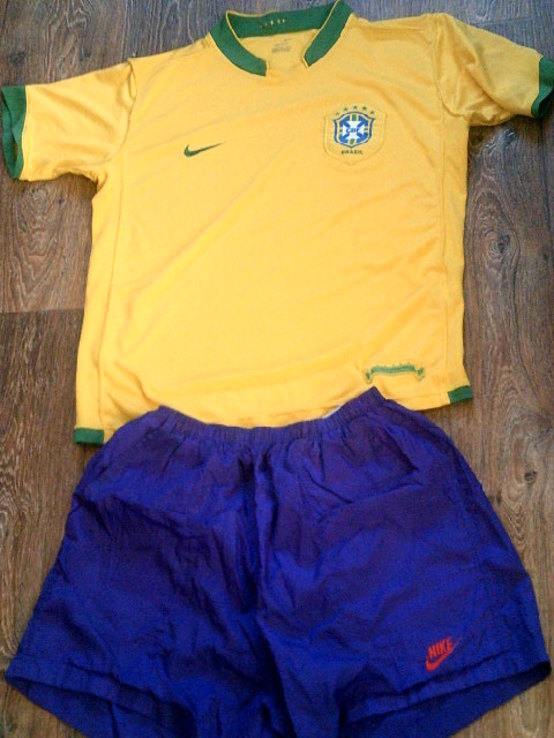 Nike Brasil - спорт комплект (толстовка ,футболка ,шорты,штаны), numer zdjęcia 2