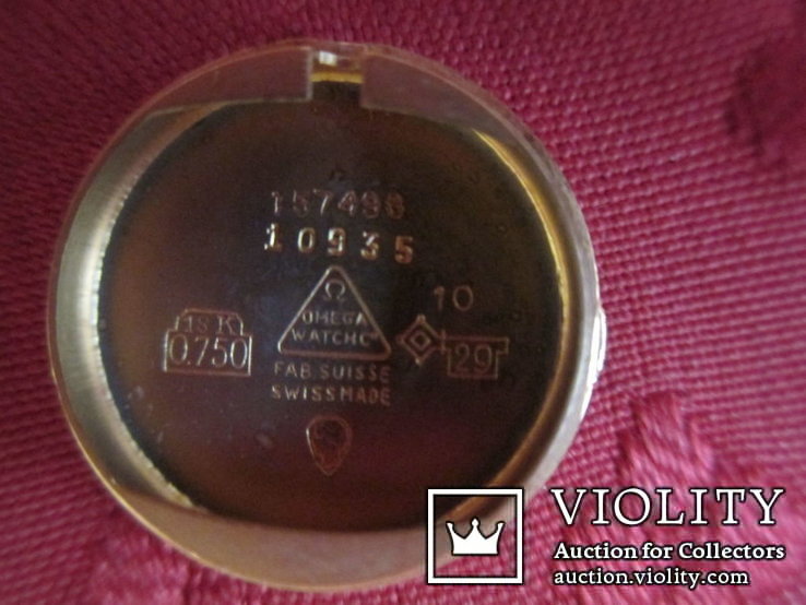 Swiss Omega. женские часы золото 750 проба. бриллианты. на ходу., фото №9