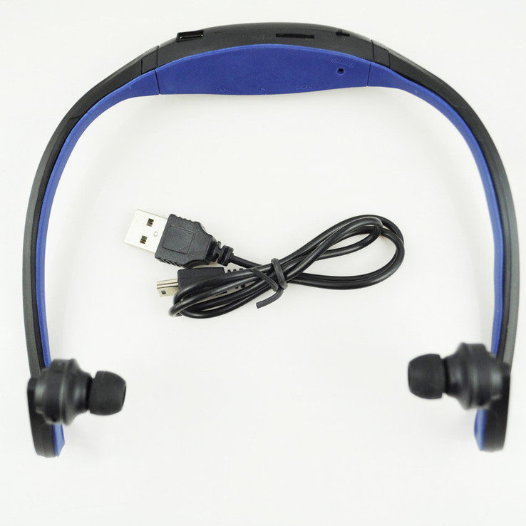  Наушники беспроводные  SPORT BS19C с встроенным MP3 плеером, фото №2