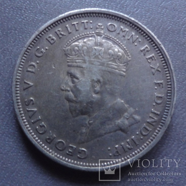 1 флорин 1927 Австралия  серебро  (Ж.3.2)~, фото №3