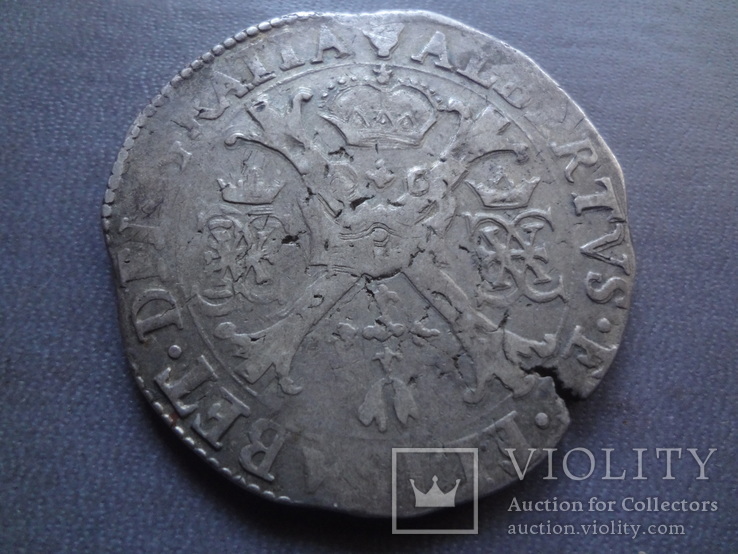 Талер 1718 Патагон  серебро  (Ж.5.13)~, фото №2
