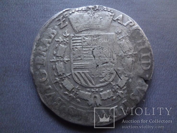 Талер 1718 Патагон  серебро  (Ж.5.13)~, фото №4