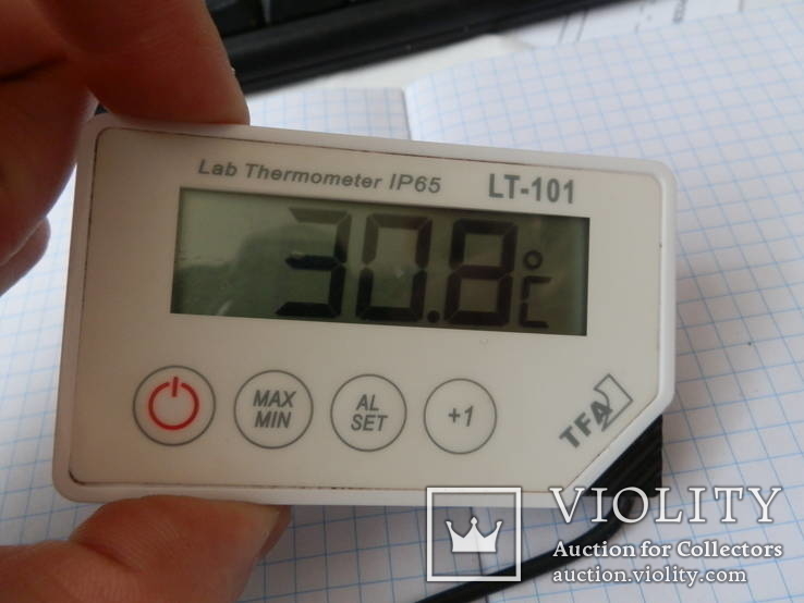 Термометр цифровой с выносным щупом. TFA LT-101. лабораторный, фото №4