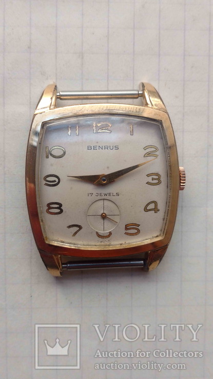 Наручний годинник Benrus, mod. DN21, 17 jewels., фото №2
