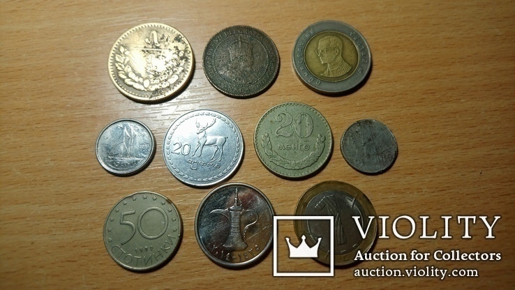 10 монет разных стран, фото №2