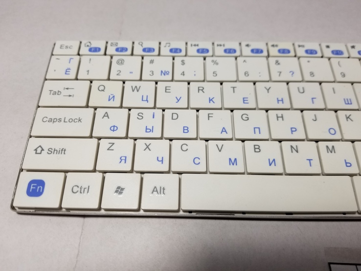 Беспроводная клавиатура Gembird KB-p4-w-ua с тачпадом, фото №4