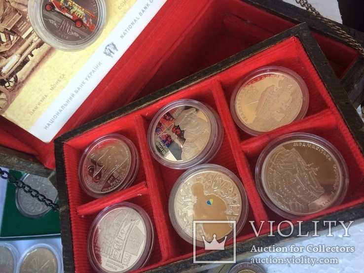 Коллекция монет Украины 120шт. в капсулах (10шт. серебро), фото №6