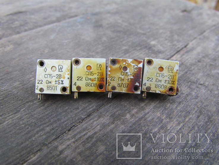 Резистор подстроечный СП5-2В 22 Ом 4 шт