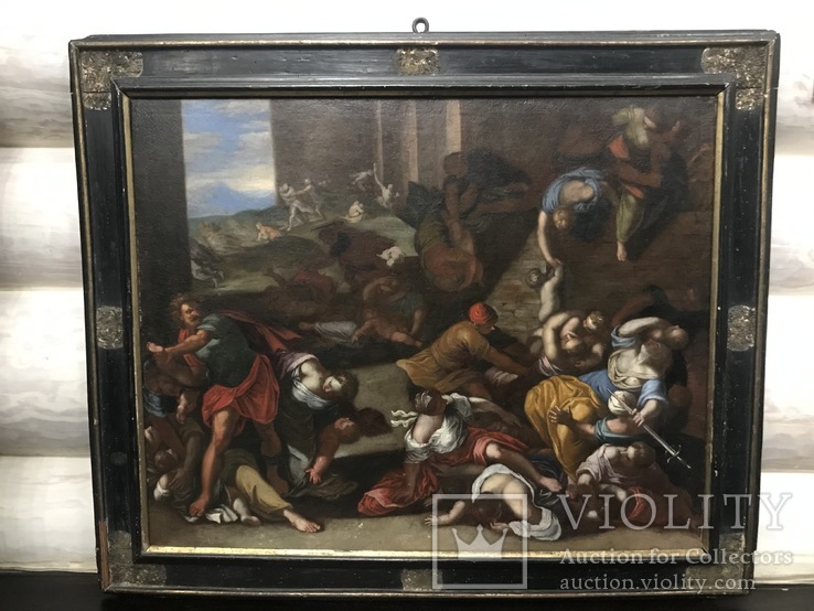 Картина ‘‘Избиение Младенцев’’ /16-17 век / 96х76см Копия., фото №2