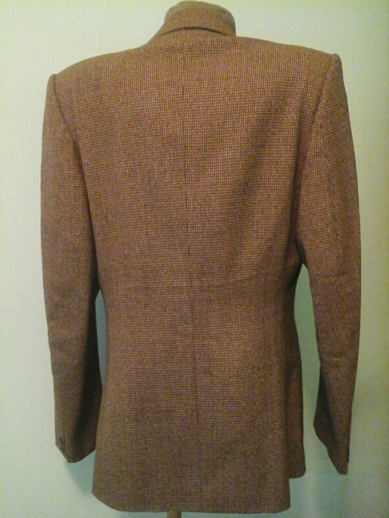Шерстяной мужской пиджак, демисезон, р.М, новый, фото №6