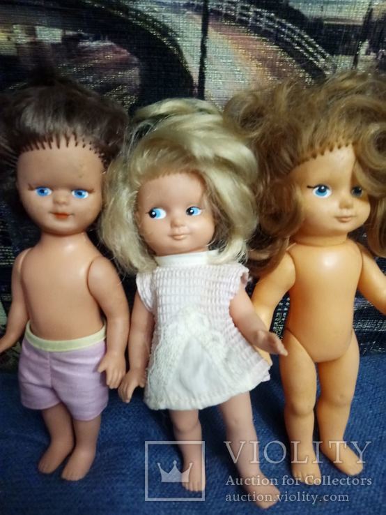 Куклы ГДР. Три маленьких немецких куколки