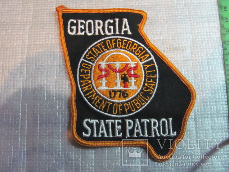 Вышитый шеврон полиции США, фото №2