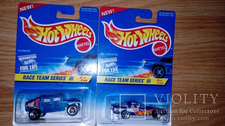 Машинка Хот Вилс Hot Wheels  авто 2 шт  Race Team Series ІІІ, фото №2