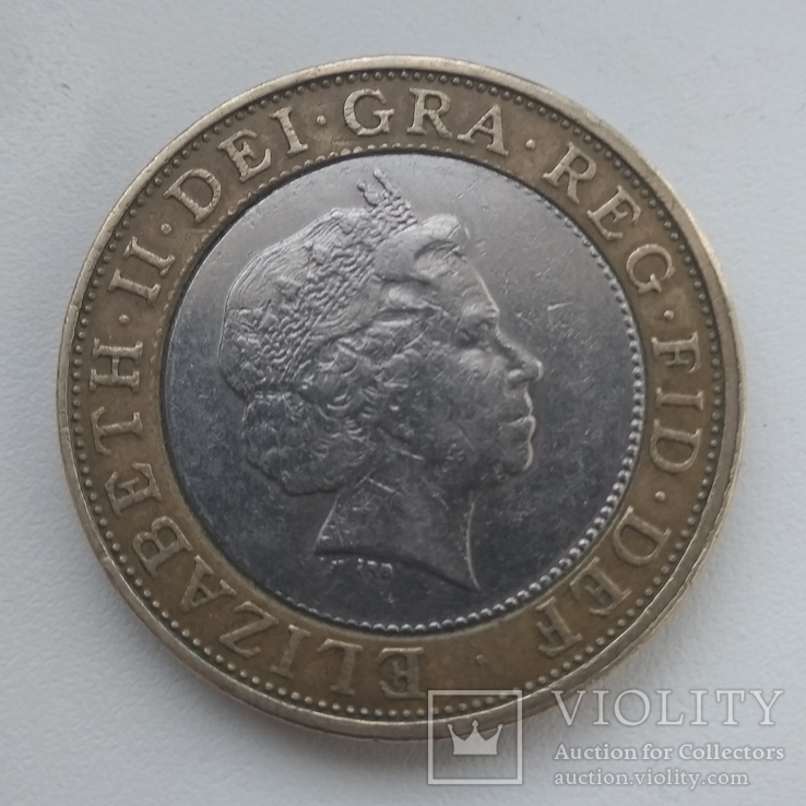 Великобританія 2 фунта 1998, фото №3
