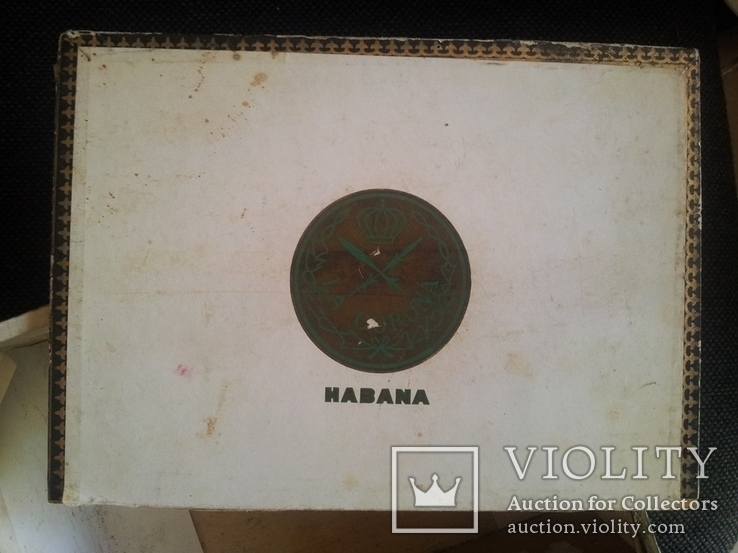 Винтажная коробка от кубинских сигар "Corona", фото №11