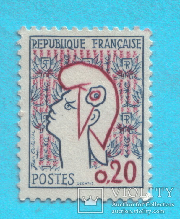 Франция 1961 год, MNH