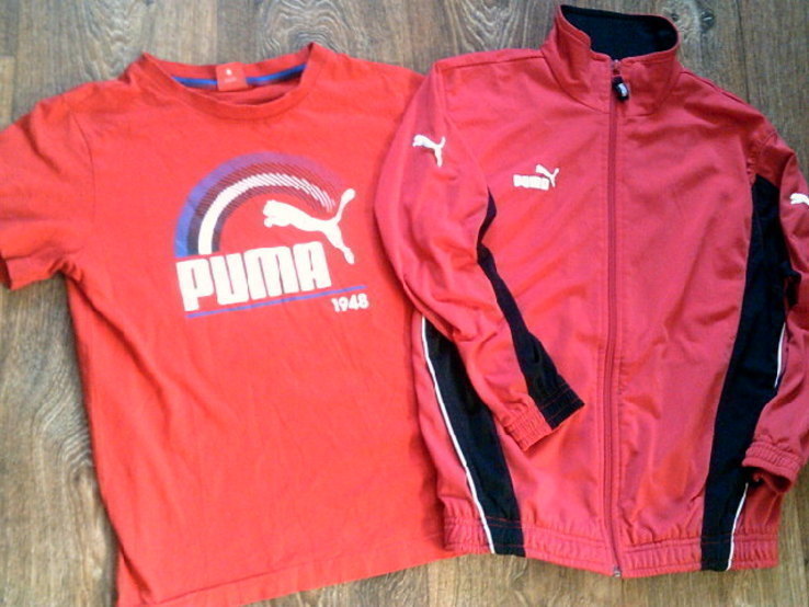 Puma - мастерка + футболка, фото №2