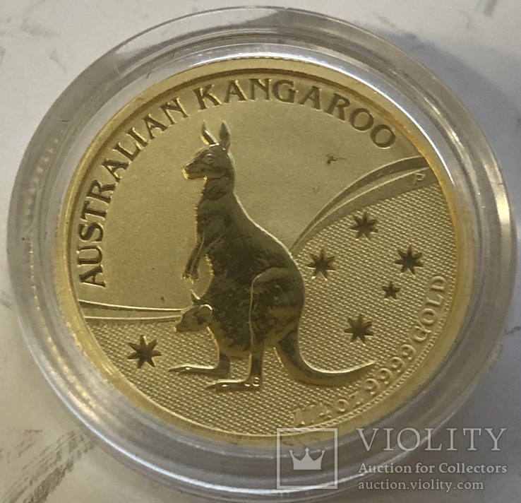 25 $ 2009 год Австралия «Кенгуру» золото 7,78 грамм 999,9’, фото №2