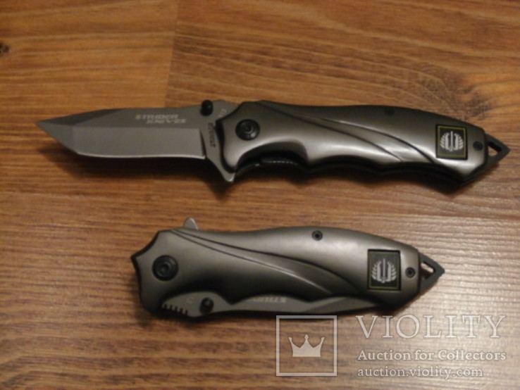 Нож тактический Strider Knives U.S.A. Титановое покрытие. Полуавтомат, фото №2