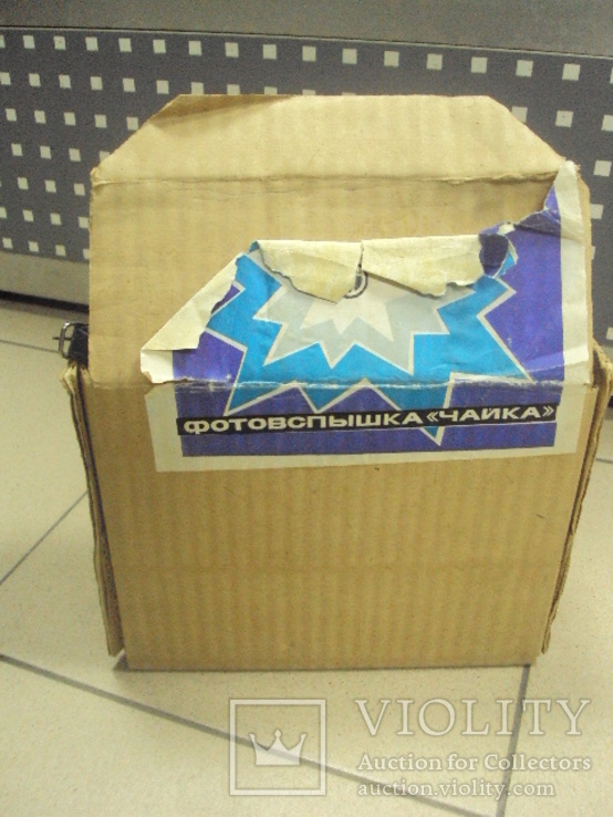 Электронная фотовспышка чайка в родном чехле и коробке, с паспортом, фото №4