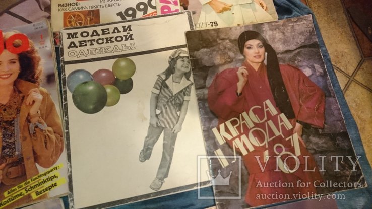 Журналы Мода 14 шт+ картинки-открытки., фото №8