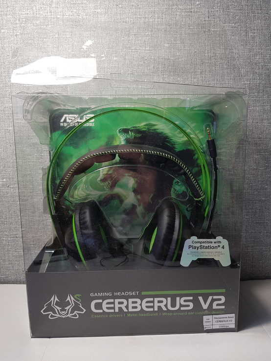 Игровые наушники Asus CERBERUS V2 Оригинал Новые, photo number 2