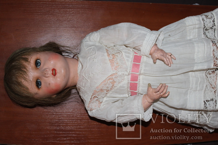Старинная кукла 1900-х годов,бисквит.