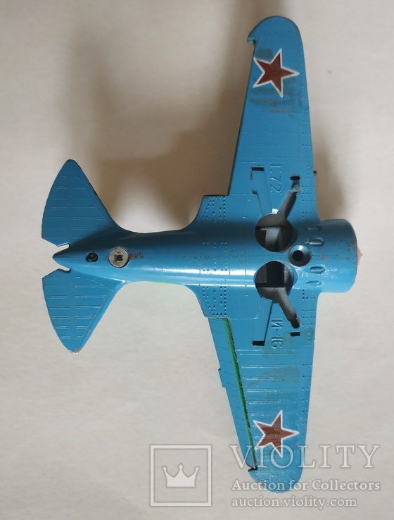 Истребитель И-16 модель времён СССР 1:72, фото №4