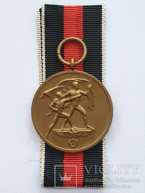 Медаль "В память 1 октября 1938 года", фото №2