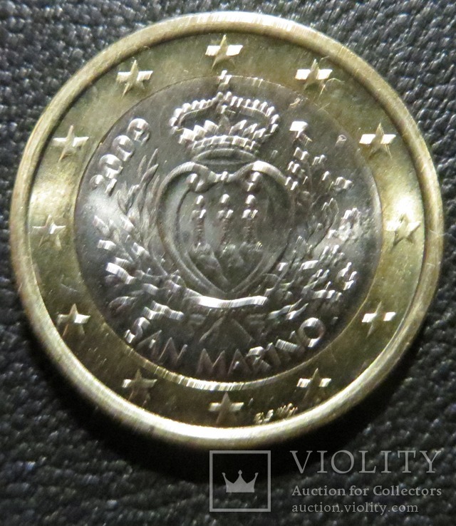 Сан-Марино 1 євро 2009 року, фото №2