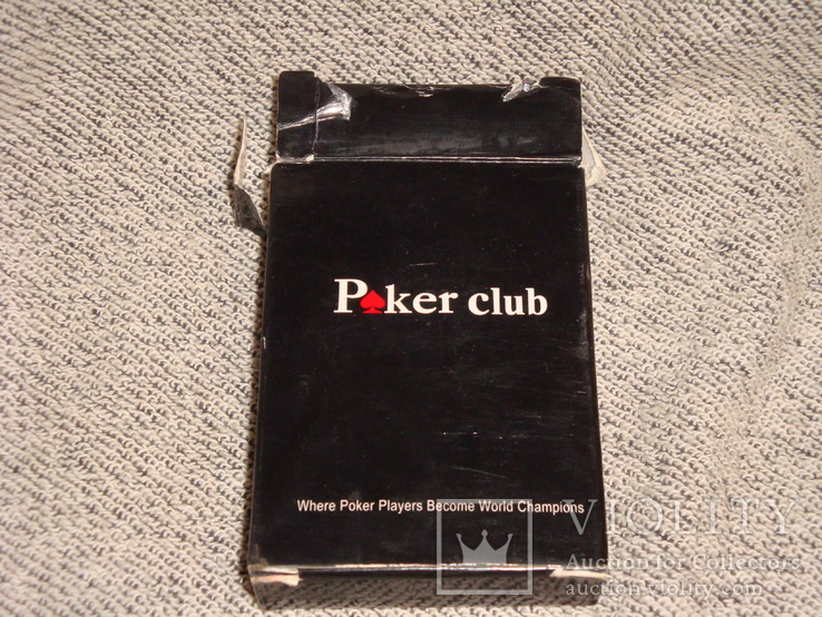 Пластиковые карты poker club, фото №8