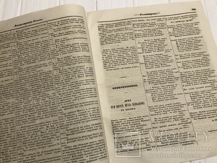 1845 Сахарный промысел, Литературная газета, фото №6