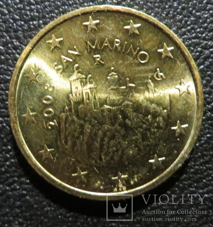 Сан-Марино 50 центів 2008 року