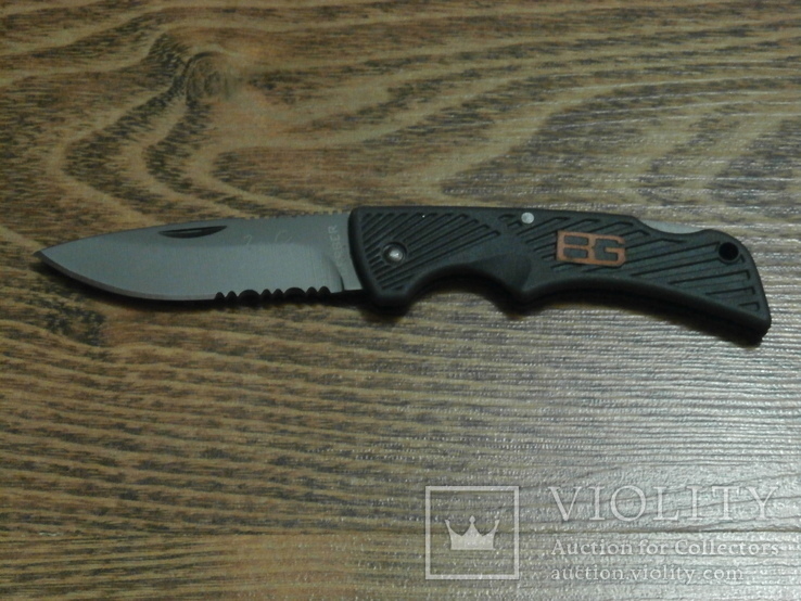 Туристический складной нож Gerber Bear Grylls Compact Scout Knife 14.5 см, фото №2